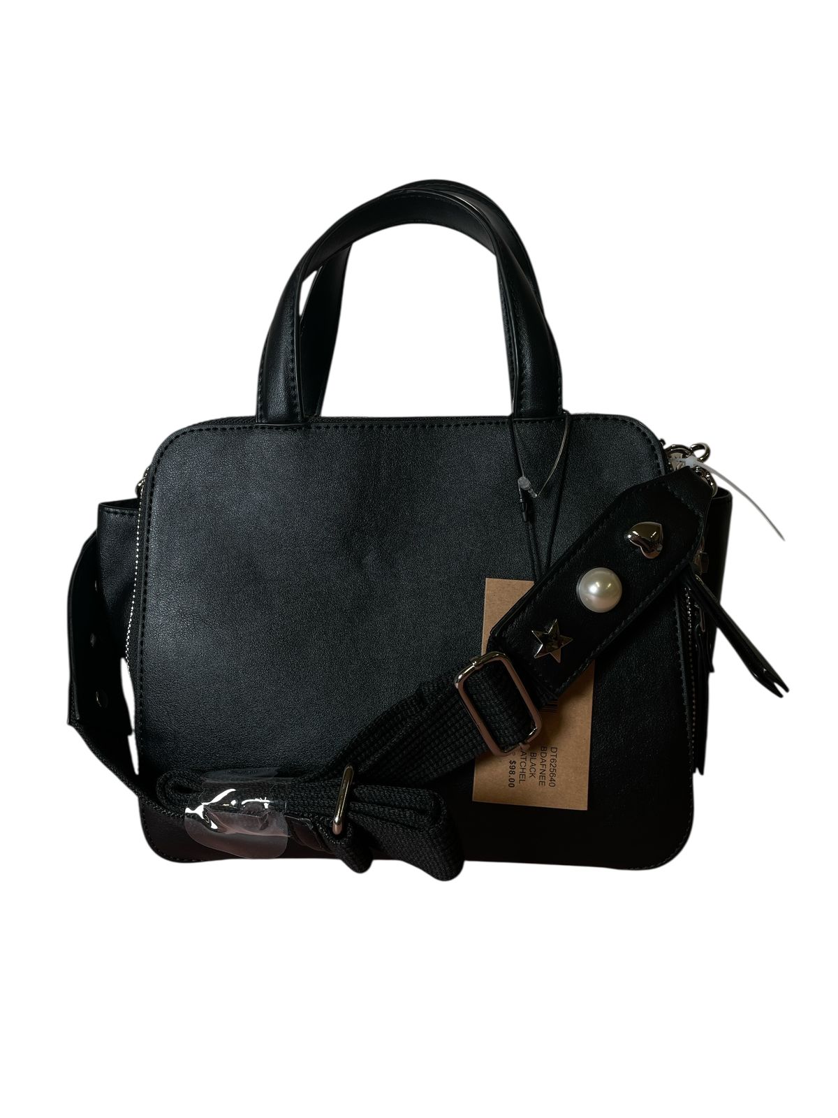 Steve Madden Black Pearl Bag – Elegancia que impone