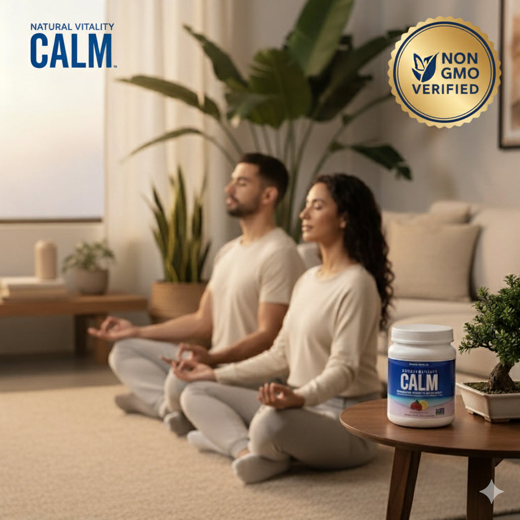Natural Vitality CALM – Polvo de Magnesio para Relajar Cuerpo y Mente