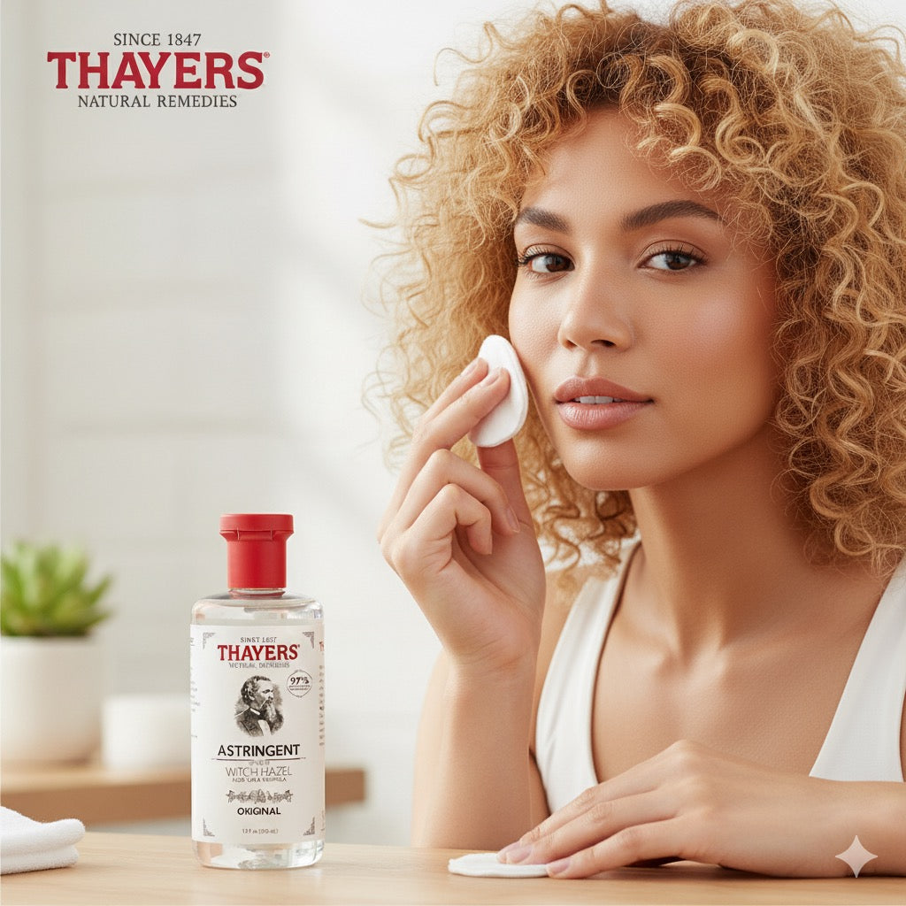 Thayers Natural Remedies – Tónico Facial sin Alcohol con Hamamelis y Aloe Vera