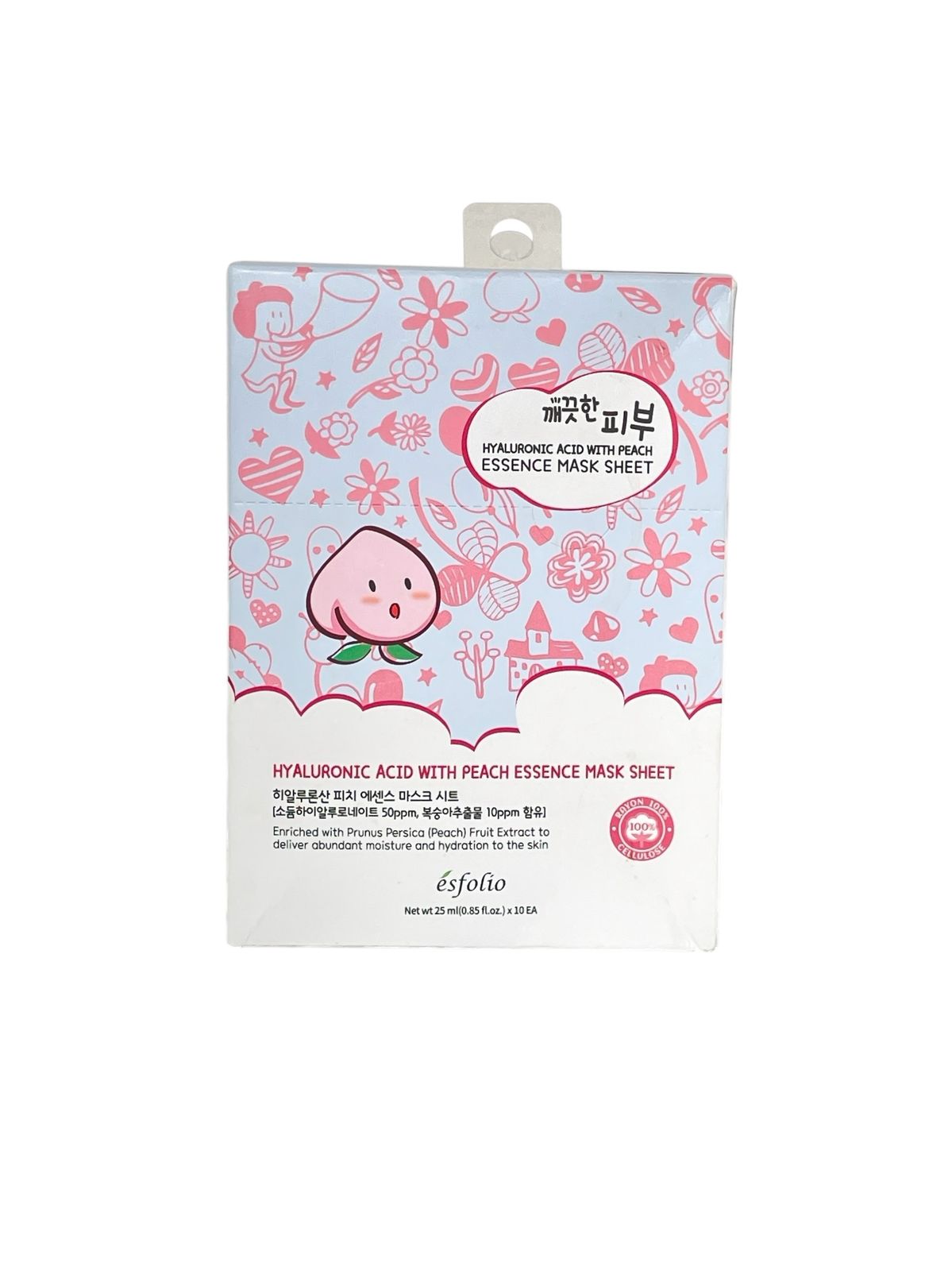 Esfolio Facial Essence Mask Set con 10 Piezas