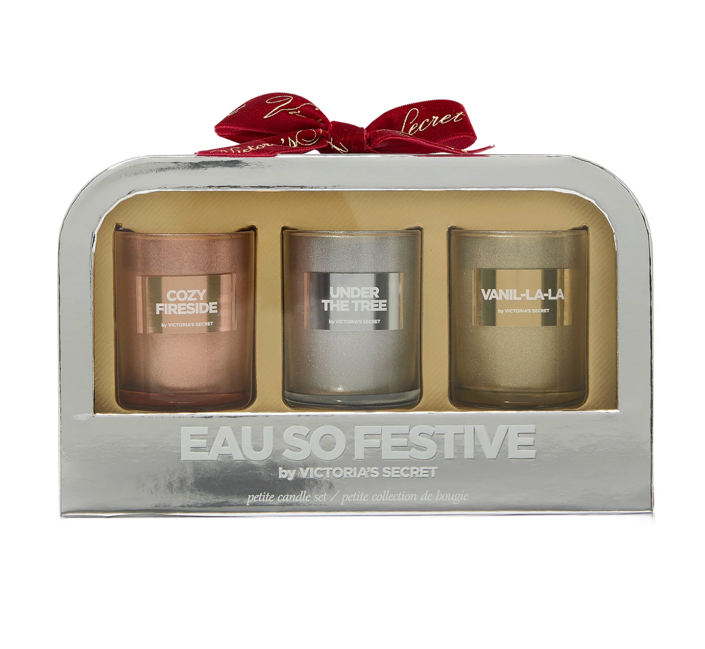 Vela Aromática Premium | Set Victoria’s Secret Eau So Festive x3 – Celebra con aroma