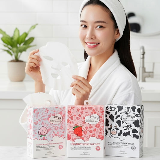 Esfolio Facial Essence Mask Set con 10 Piezas