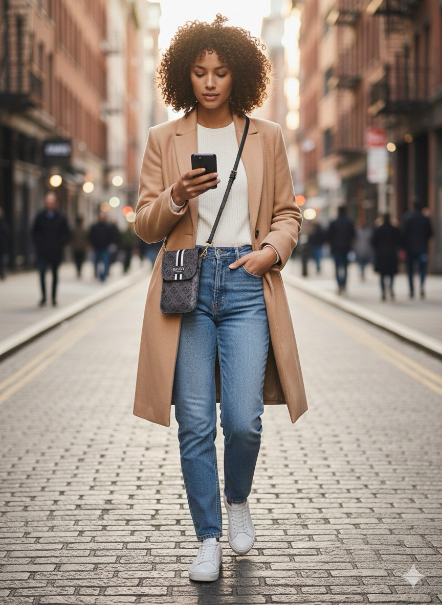 Guess Universal Phone Bag – Negro Monogram