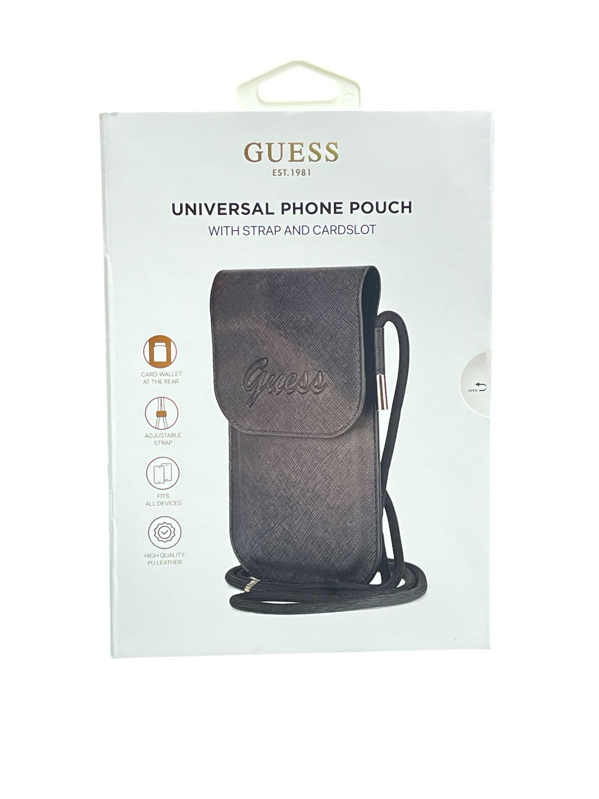 Guess Universal Phone Bag – Negro Monogram