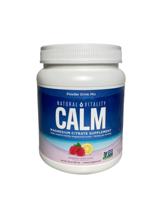 Natural Vitality CALM – Polvo de Magnesio para Relajar Cuerpo y Mente